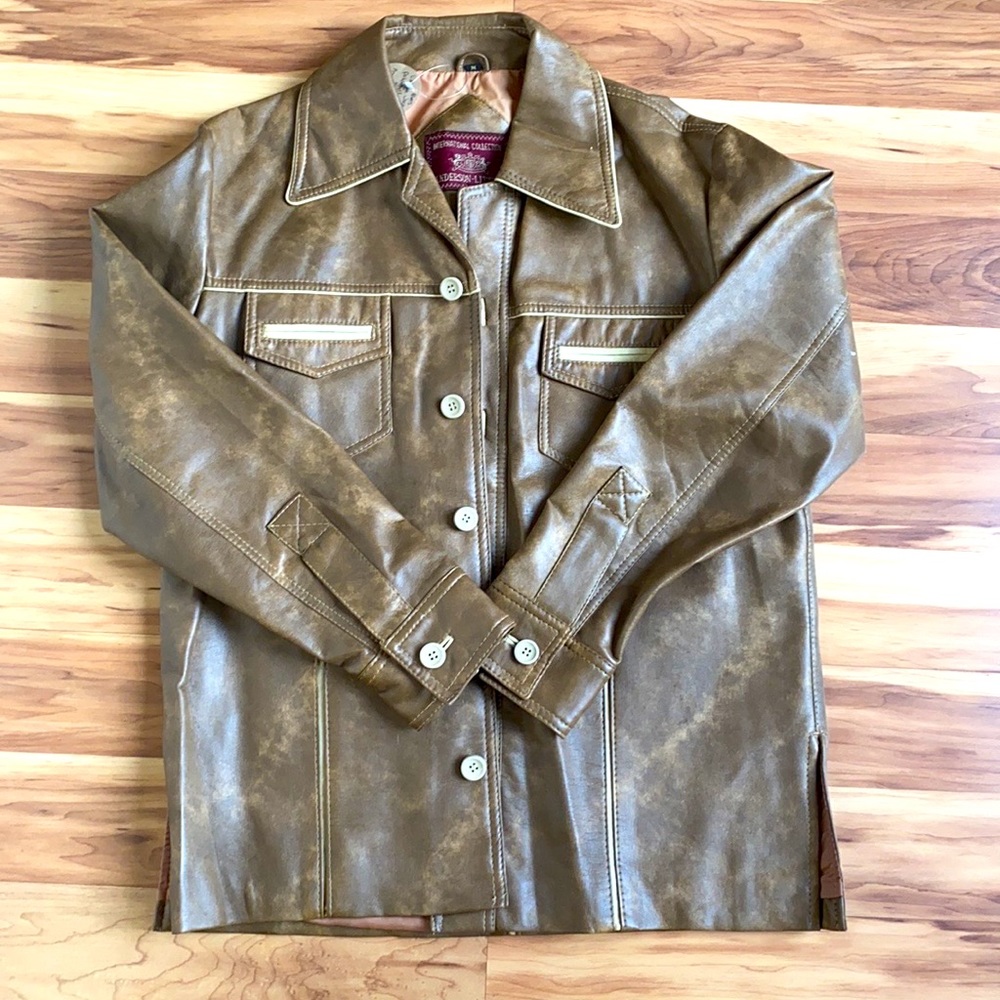 LEATHER VINTAGE JACKET